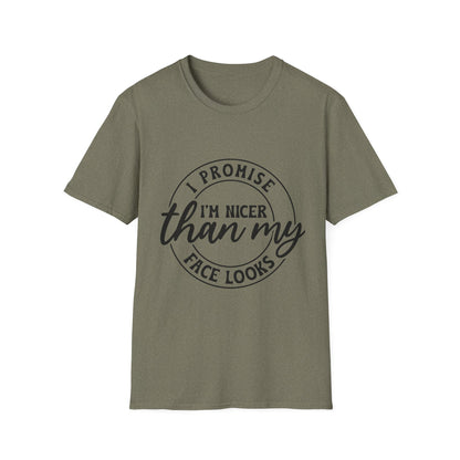 Funny Unisex Softstyle T-Shirt, Casual Tee, Gift for Friends, Humor Shirt, Quirky Fashion, Everyday Wear