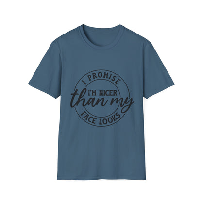 Funny Unisex Softstyle T-Shirt, Casual Tee, Gift for Friends, Humor Shirt, Quirky Fashion, Everyday Wear