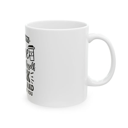 Sassy Coffee Mug - Dark, Bitter & Hot, Funny Gift for Coffee Lovers, 11oz & 15oz, Office Humor, Unique Gift Idea