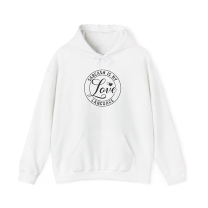 Sarcasm Is My Love Language Hoodie - Unisex Heavy Blend Sweatshirt, Gift for Sarcasm Lovers, Funny Graphic Hoodie, Casual Wear, Cozy [...]