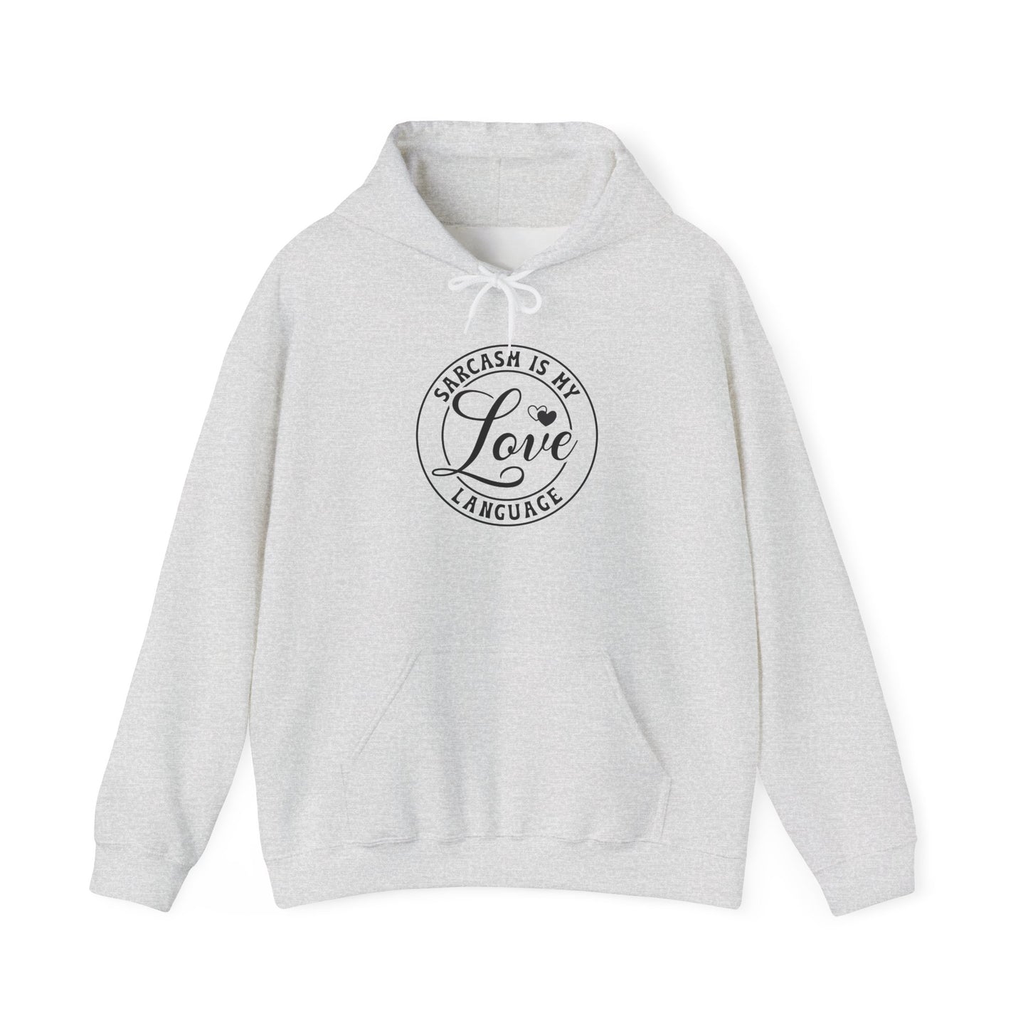 Sarcasm Is My Love Language Hoodie - Unisex Heavy Blend Sweatshirt, Gift for Sarcasm Lovers, Funny Graphic Hoodie, Casual Wear, Cozy [...]