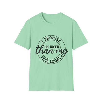 Funny Unisex Softstyle T-Shirt, Casual Tee, Gift for Friends, Humor Shirt, Quirky Fashion, Everyday Wear