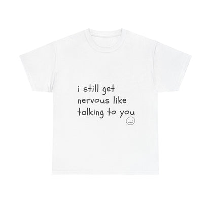Nervous Feelings Unisex Tee, Casual Graphic T-Shirt, Gift for Friends, Relaxed Gift Idea, Everyday Wear, Conversation Starter