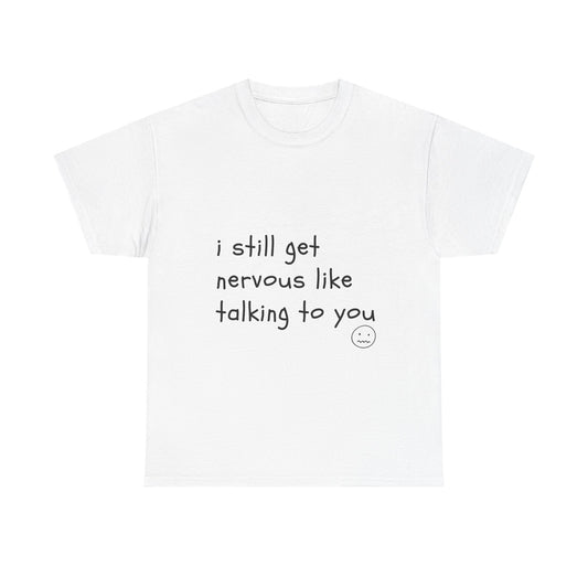 Nervous Feelings Unisex Tee, Casual Graphic T-Shirt, Gift for Friends, Relaxed Gift Idea, Everyday Wear, Conversation Starter