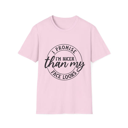 Funny Unisex Softstyle T-Shirt, Casual Tee, Gift for Friends, Humor Shirt, Quirky Fashion, Everyday Wear