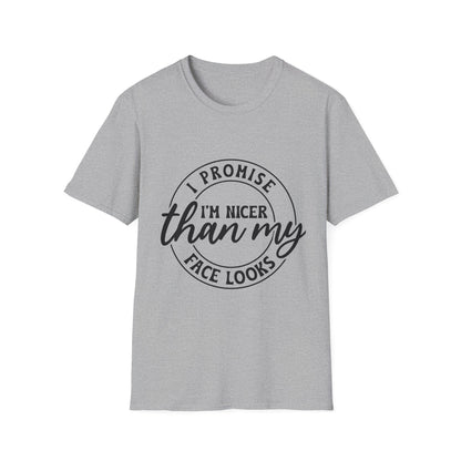 Funny Unisex Softstyle T-Shirt, Casual Tee, Gift for Friends, Humor Shirt, Quirky Fashion, Everyday Wear