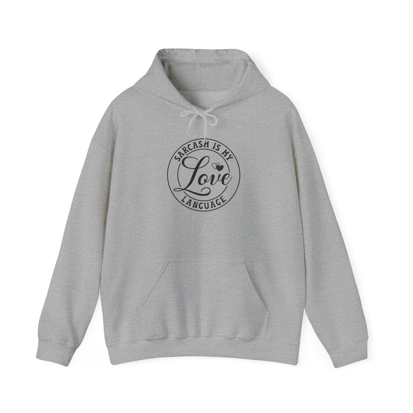Sarcasm Is My Love Language Hoodie - Unisex Heavy Blend Sweatshirt, Gift for Sarcasm Lovers, Funny Graphic Hoodie, Casual Wear, Cozy [...]