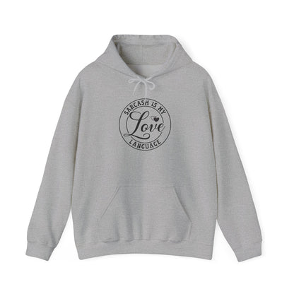 Sarcasm Is My Love Language Hoodie - Unisex Heavy Blend Sweatshirt, Gift for Sarcasm Lovers, Funny Graphic Hoodie, Casual Wear, Cozy [...]