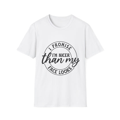 Funny Unisex Softstyle T-Shirt, Casual Tee, Gift for Friends, Humor Shirt, Quirky Fashion, Everyday Wear
