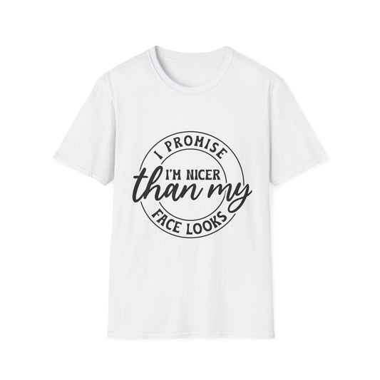 Funny Unisex Softstyle T-Shirt, Casual Tee, Gift for Friends, Humor Shirt, Quirky Fashion, Everyday Wear