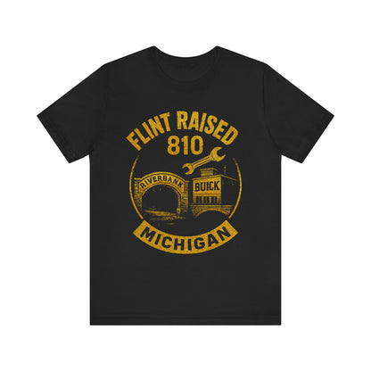 Flint Raised Unisex Tee - Celebrate Michigan Pride, Casual Wear, Gift for Locals, Family & Friends, Unique Souvenir