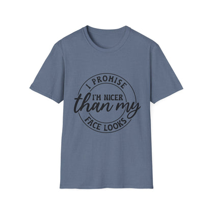 Funny Unisex Softstyle T-Shirt, Casual Tee, Gift for Friends, Humor Shirt, Quirky Fashion, Everyday Wear