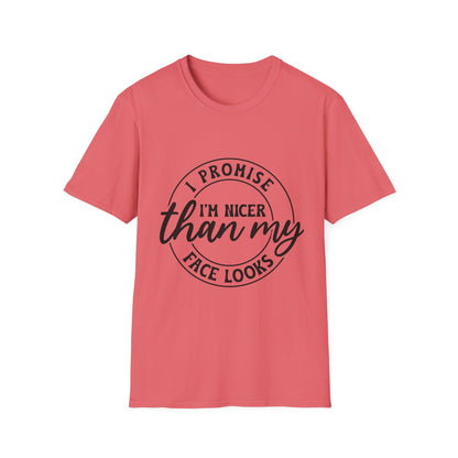 Funny Unisex Softstyle T-Shirt, Casual Tee, Gift for Friends, Humor Shirt, Quirky Fashion, Everyday Wear
