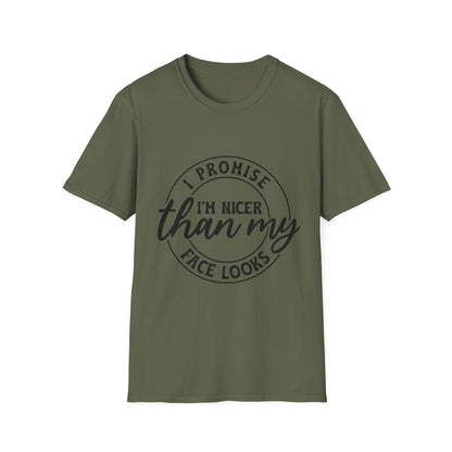 Funny Unisex Softstyle T-Shirt, Casual Tee, Gift for Friends, Humor Shirt, Quirky Fashion, Everyday Wear