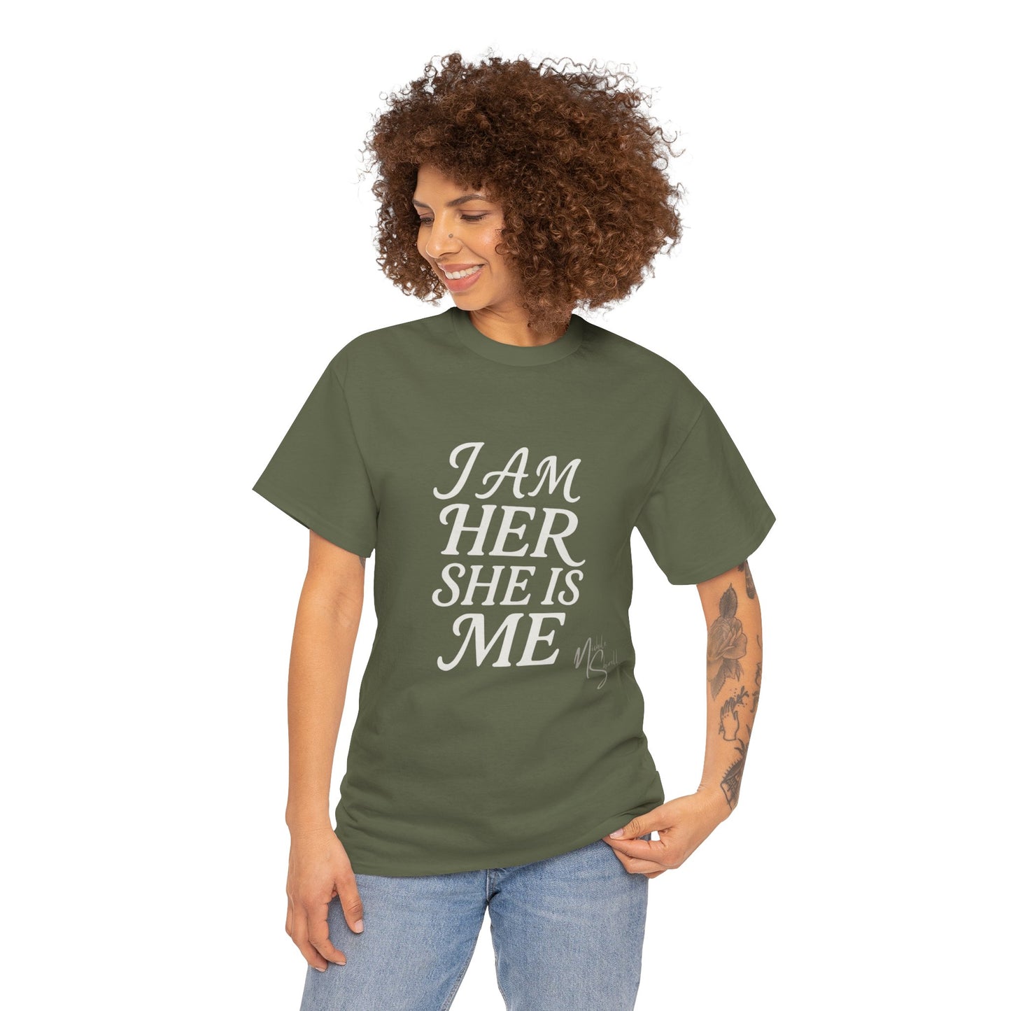 Empowering Statement Tee, Unisex Heavy Cotton T-Shirt for Self-Expression, Pride Month, Gifts for Her, Equality Apparel, Casual Wear