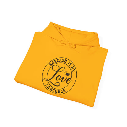 Sarcasm Is My Love Language Hoodie - Unisex Heavy Blend Sweatshirt, Gift for Sarcasm Lovers, Funny Graphic Hoodie, Casual Wear, Cozy [...]