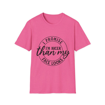 Funny Unisex Softstyle T-Shirt, Casual Tee, Gift for Friends, Humor Shirt, Quirky Fashion, Everyday Wear