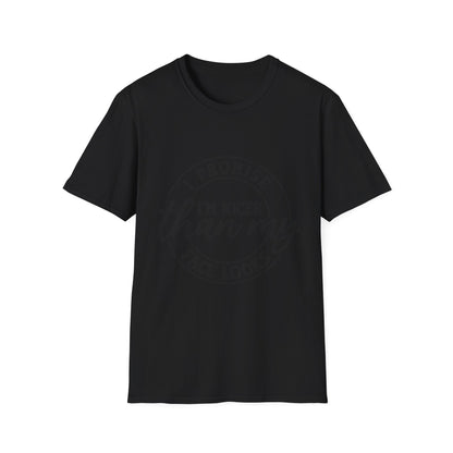 Funny Unisex Softstyle T-Shirt, Casual Tee, Gift for Friends, Humor Shirt, Quirky Fashion, Everyday Wear