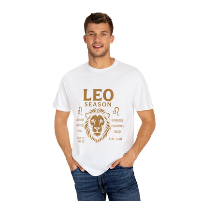 Leo Season T-Shirt | Horoscope Shirt, Unisex Tee, Zodiac Apparel, Astrology Gift, Birthday Gift