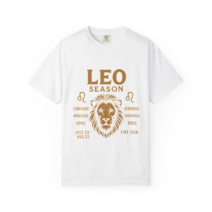 Leo Season T-Shirt | Horoscope Shirt, Unisex Tee, Zodiac Apparel, Astrology Gift, Birthday Gift
