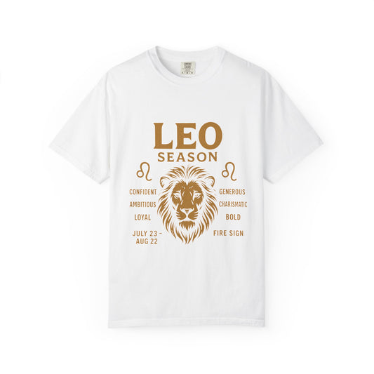 Leo Season T-Shirt | Horoscope Shirt, Unisex Tee, Zodiac Apparel, Astrology Gift, Birthday Gift