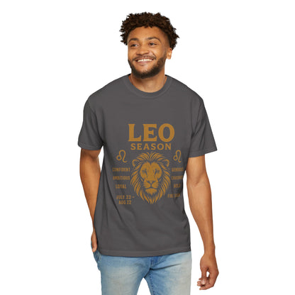 Leo Season T-Shirt | Horoscope Shirt, Unisex Tee, Zodiac Apparel, Astrology Gift, Birthday Gift