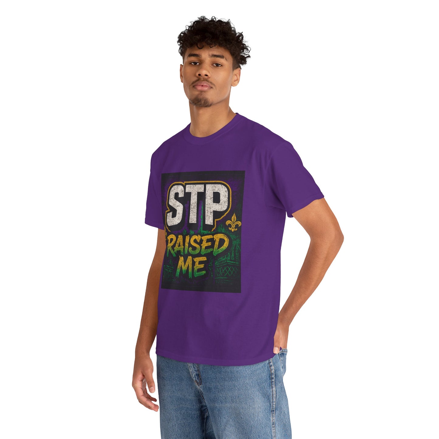 Stylish Statement Tee - STP Raised Me, Casual Wear, Gift for Friends, Motivational Shirt, Streetwear Fashion